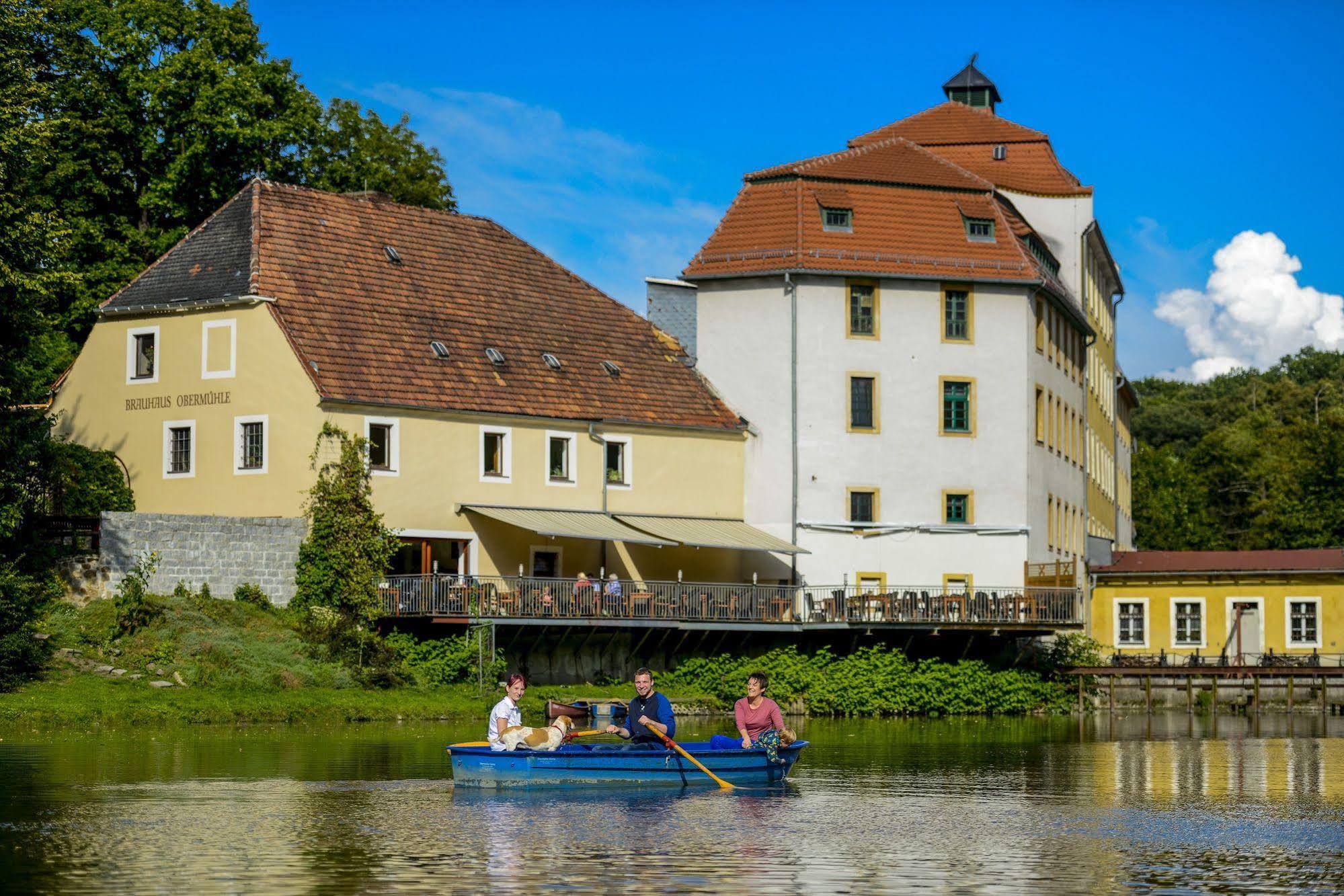 Hotel Obermuehle กอร์ลิตซ์ ภายนอก รูปภาพ